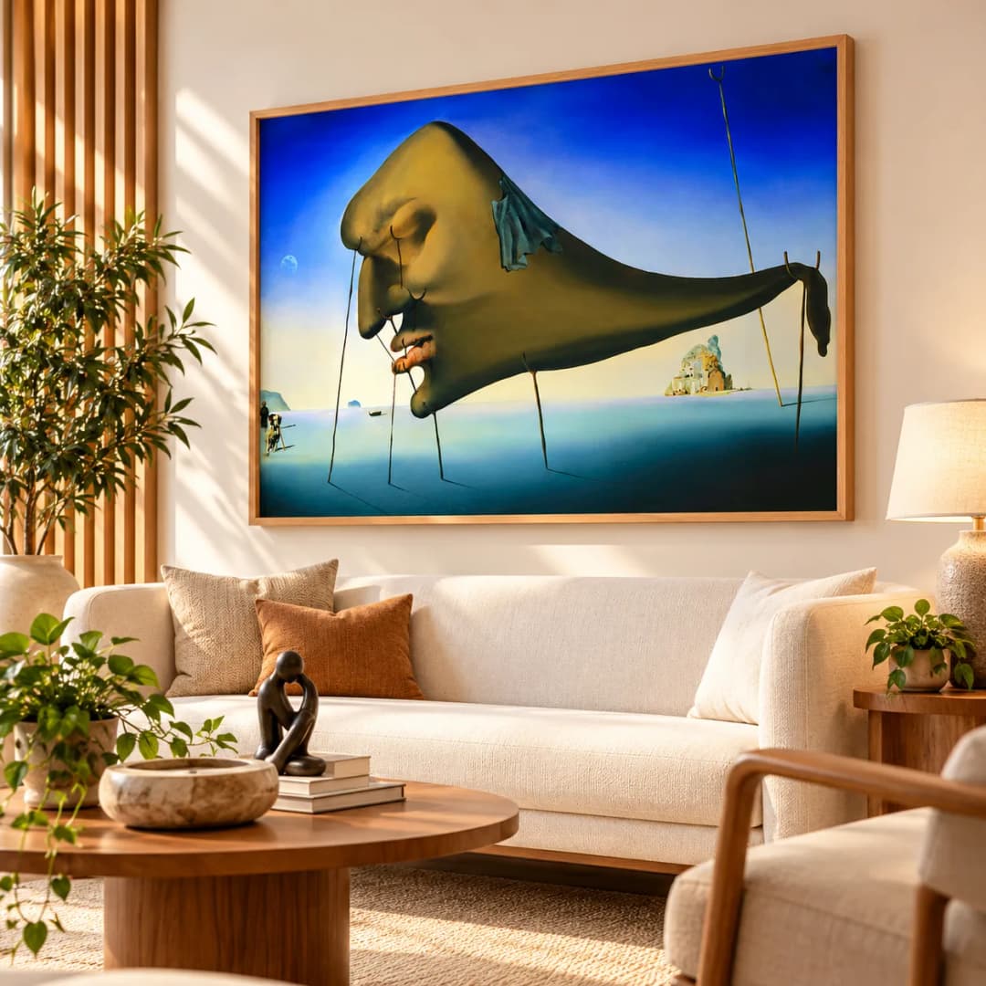 Quadro Decorativo Salvador Dalí – O Sono (Le Sommeil)
