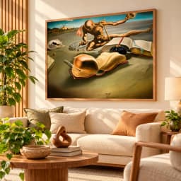 Quadro Decorativo Salvador Dalí – Book Transforming Itself into a Nude Woman