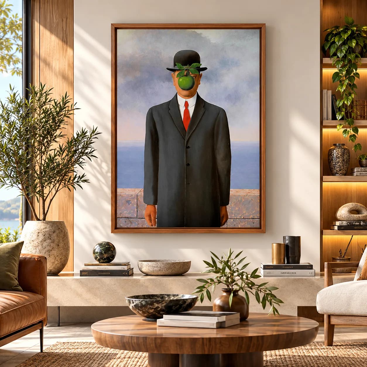 Quadro Decorativo O Filho do Homem – René Magritte