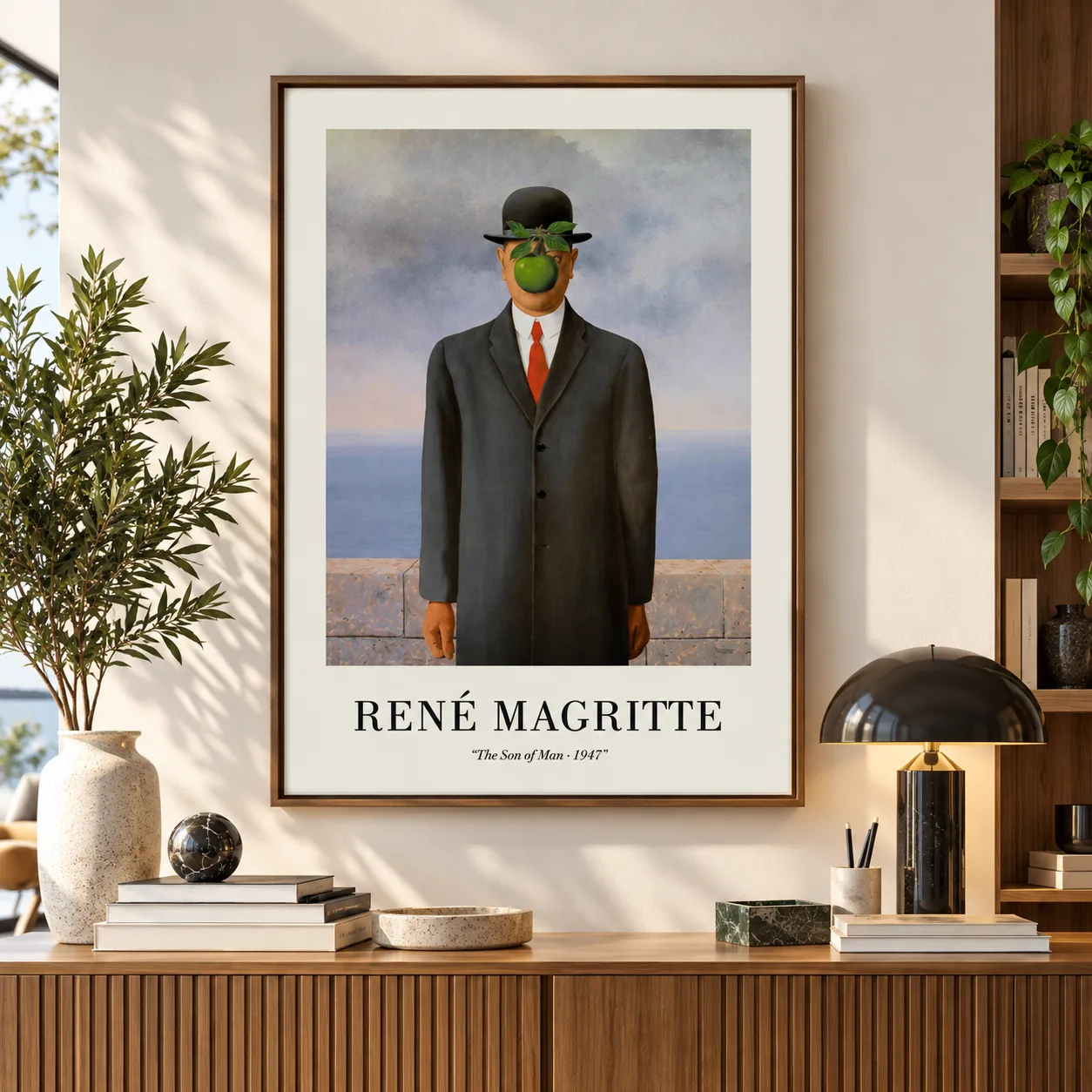 Quadro Decorativo René Magritte O Filho do Homem – The Son of Man (1947)