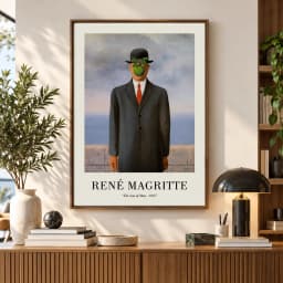 Quadro Decorativo René Magritte O Filho do Homem – The Son of Man (1947)