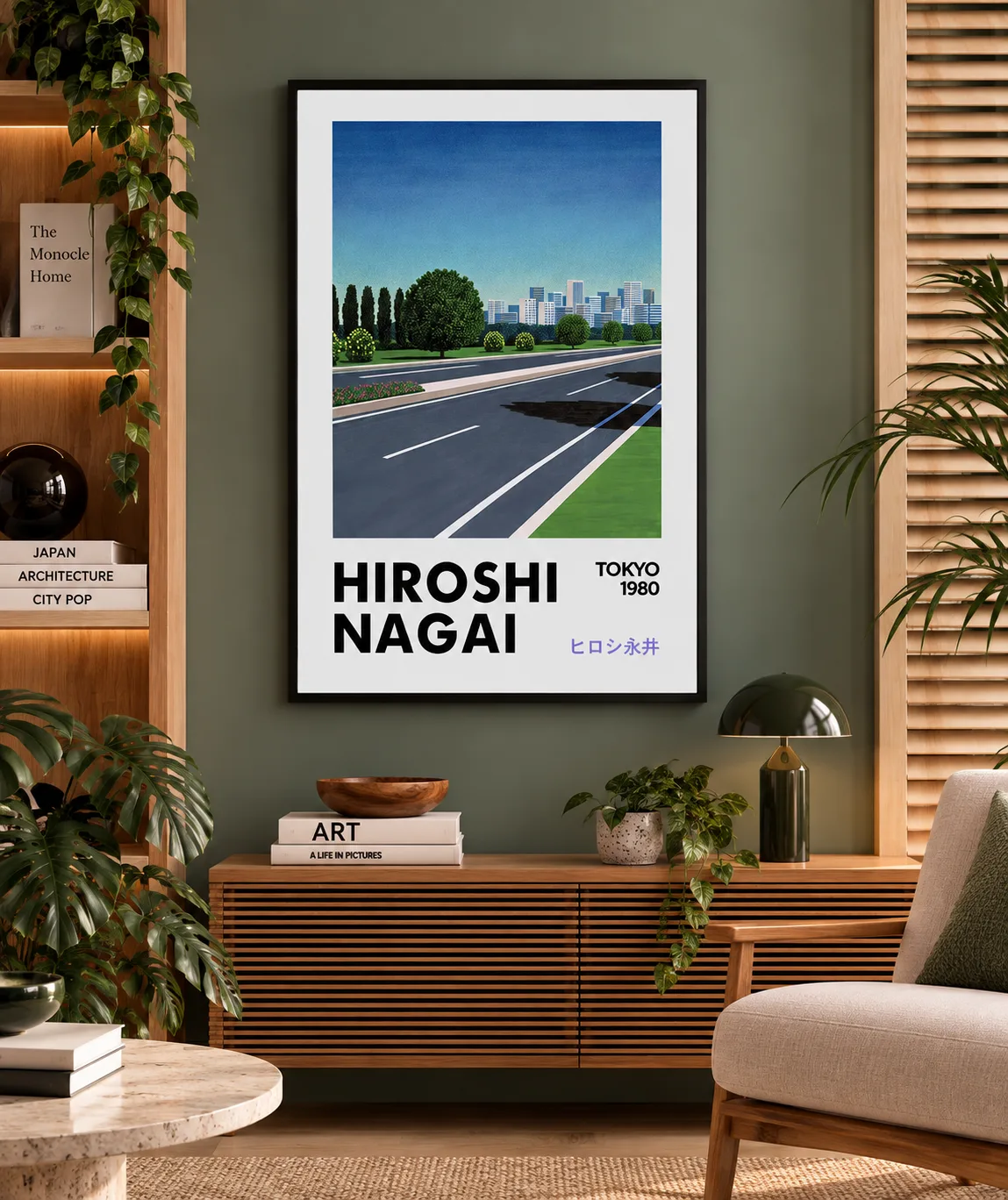 Quadro Decorativo City Highway – Hiroshi Nagai | Arte Japonesa Anos 80