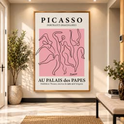 Quadro Decorativo As Três Dançarinas Obra do Artista Pablo Picasso