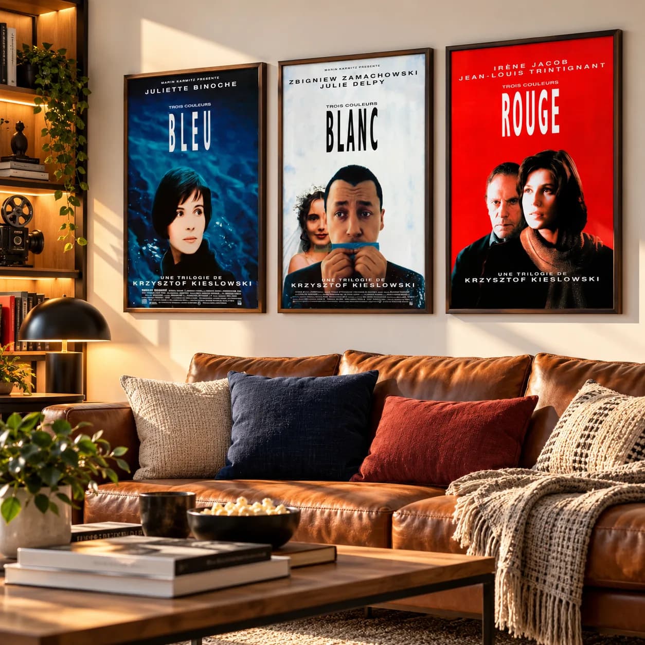 Kit Trio Quadros Decorativos Trilogia das Cores – Krzysztof Kieślowski